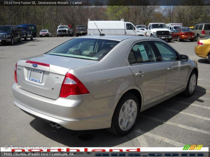 Smokestone Metallic / Camel 2010 Ford Fusion SE