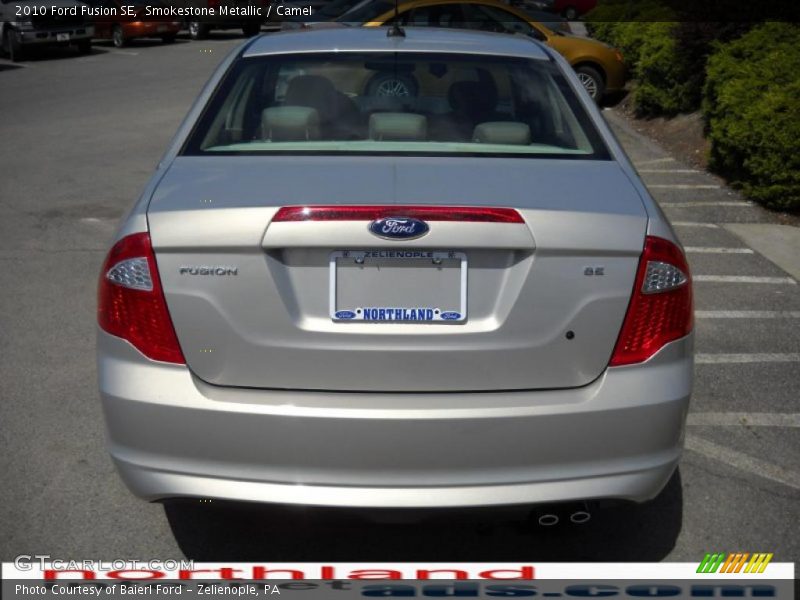 Smokestone Metallic / Camel 2010 Ford Fusion SE