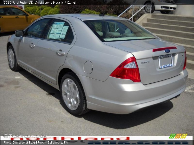 Smokestone Metallic / Camel 2010 Ford Fusion SE