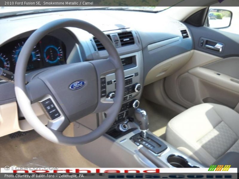 Smokestone Metallic / Camel 2010 Ford Fusion SE