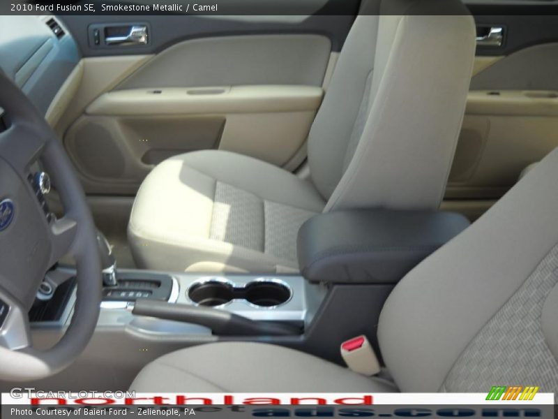 Smokestone Metallic / Camel 2010 Ford Fusion SE