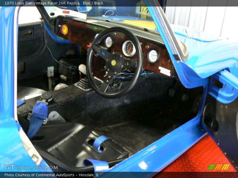 Blue / Black 1970 Lotus Elan Vintage Racer 26R Replica