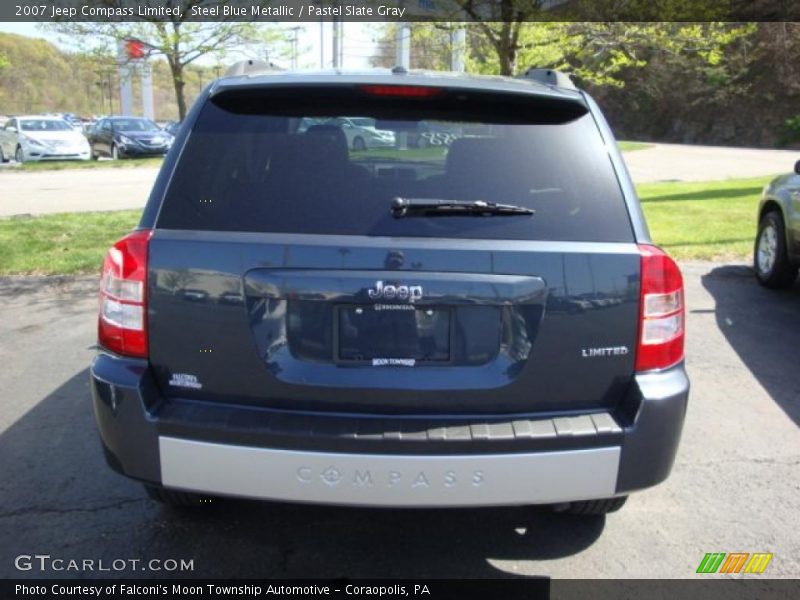 Steel Blue Metallic / Pastel Slate Gray 2007 Jeep Compass Limited