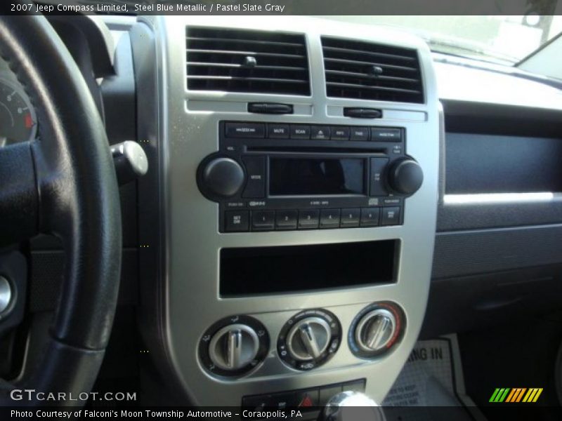 Steel Blue Metallic / Pastel Slate Gray 2007 Jeep Compass Limited