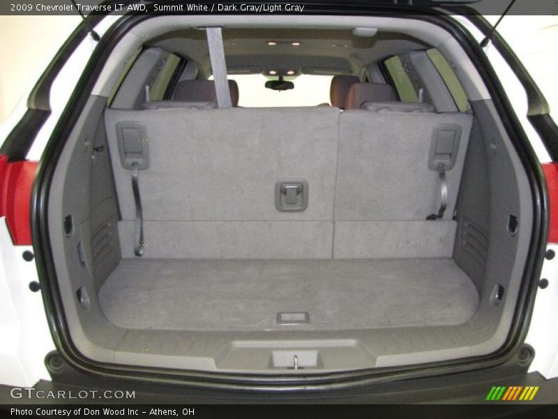 Summit White / Dark Gray/Light Gray 2009 Chevrolet Traverse LT AWD
