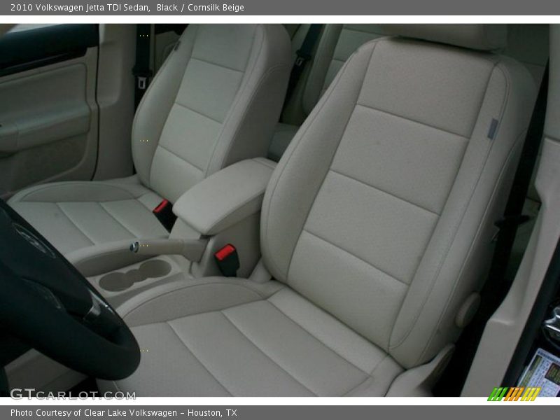 Black / Cornsilk Beige 2010 Volkswagen Jetta TDI Sedan