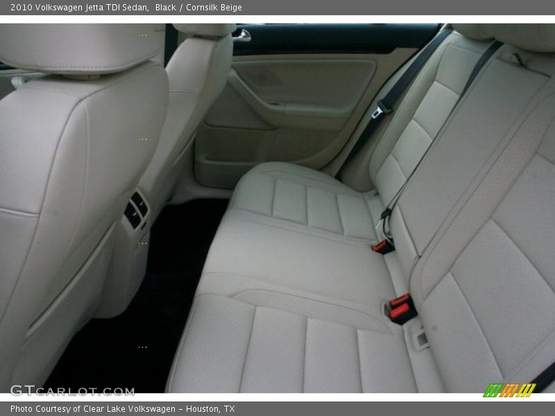 Black / Cornsilk Beige 2010 Volkswagen Jetta TDI Sedan
