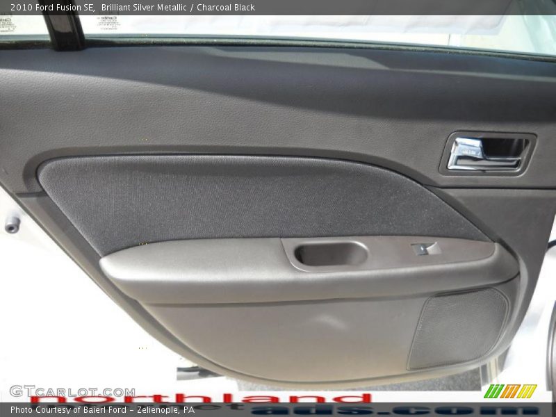 Brilliant Silver Metallic / Charcoal Black 2010 Ford Fusion SE