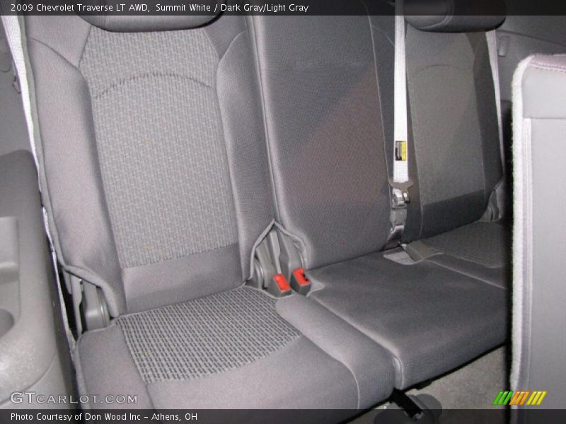 Summit White / Dark Gray/Light Gray 2009 Chevrolet Traverse LT AWD