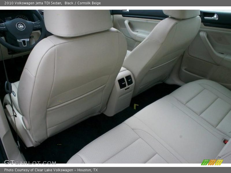 Black / Cornsilk Beige 2010 Volkswagen Jetta TDI Sedan