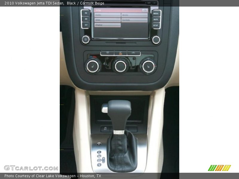 Black / Cornsilk Beige 2010 Volkswagen Jetta TDI Sedan