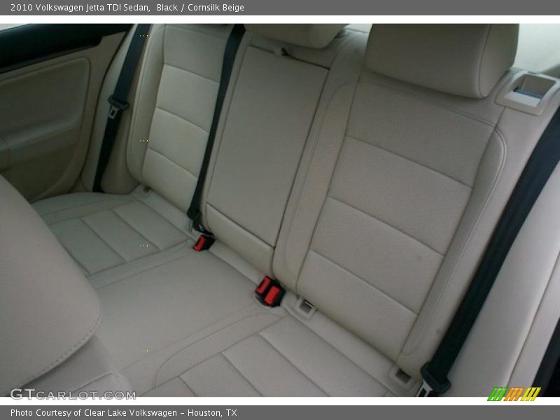 Black / Cornsilk Beige 2010 Volkswagen Jetta TDI Sedan