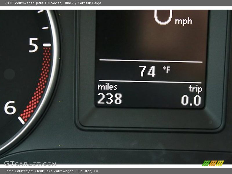 Black / Cornsilk Beige 2010 Volkswagen Jetta TDI Sedan