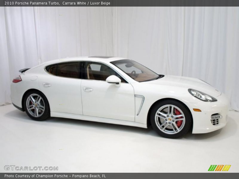Carrara White / Luxor Beige 2010 Porsche Panamera Turbo