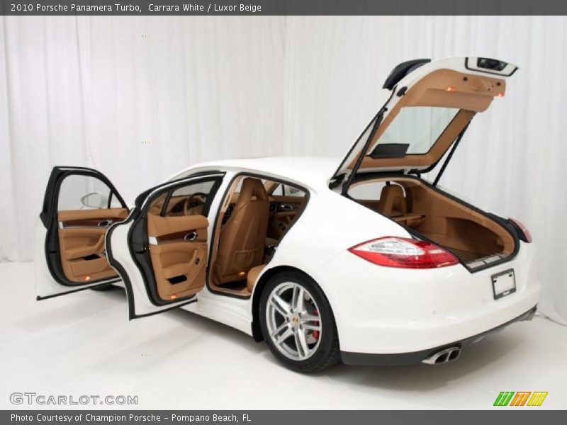 Carrara White / Luxor Beige 2010 Porsche Panamera Turbo
