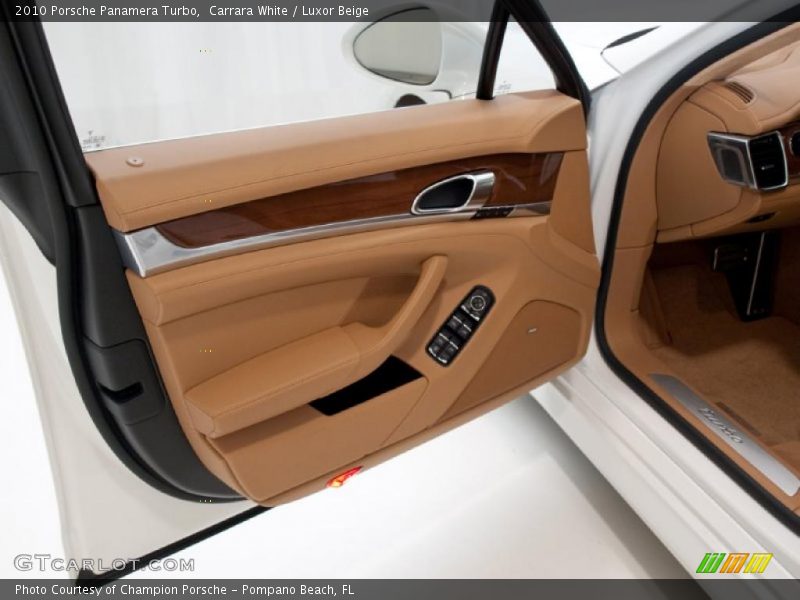 Carrara White / Luxor Beige 2010 Porsche Panamera Turbo