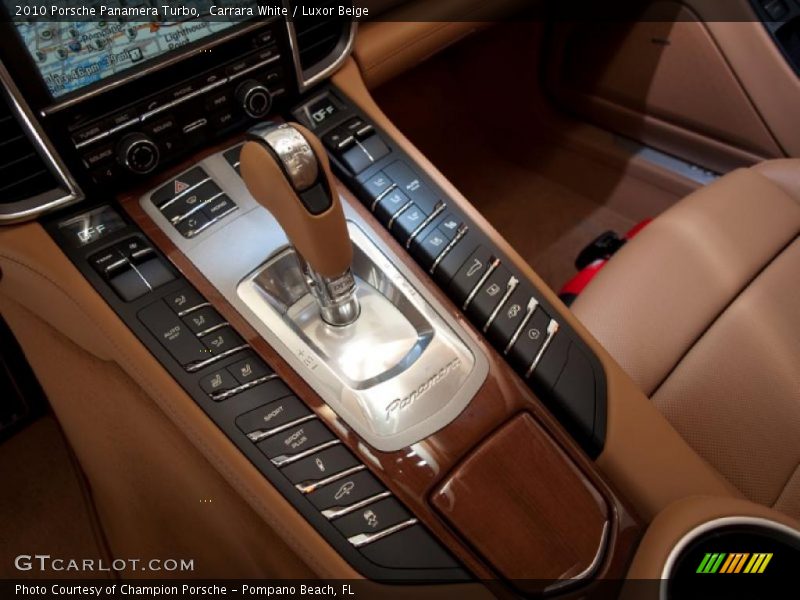 Carrara White / Luxor Beige 2010 Porsche Panamera Turbo