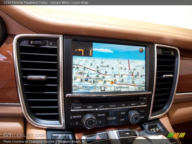 Carrara White / Luxor Beige 2010 Porsche Panamera Turbo