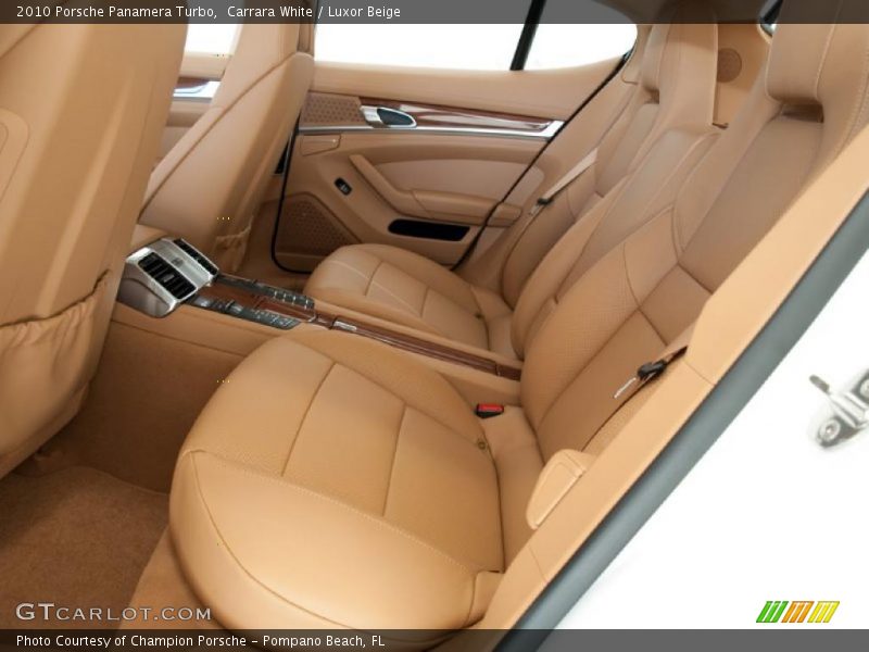 Carrara White / Luxor Beige 2010 Porsche Panamera Turbo