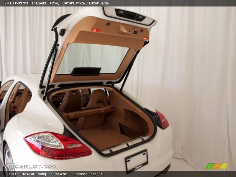 Carrara White / Luxor Beige 2010 Porsche Panamera Turbo