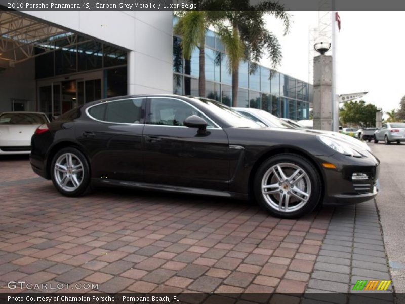 Carbon Grey Metallic / Luxor Beige 2010 Porsche Panamera 4S