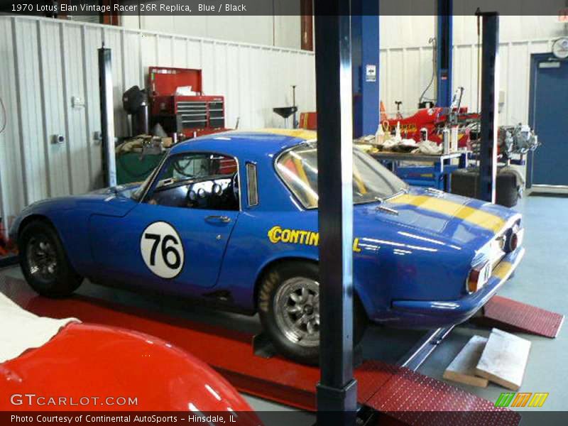 Blue / Black 1970 Lotus Elan Vintage Racer 26R Replica