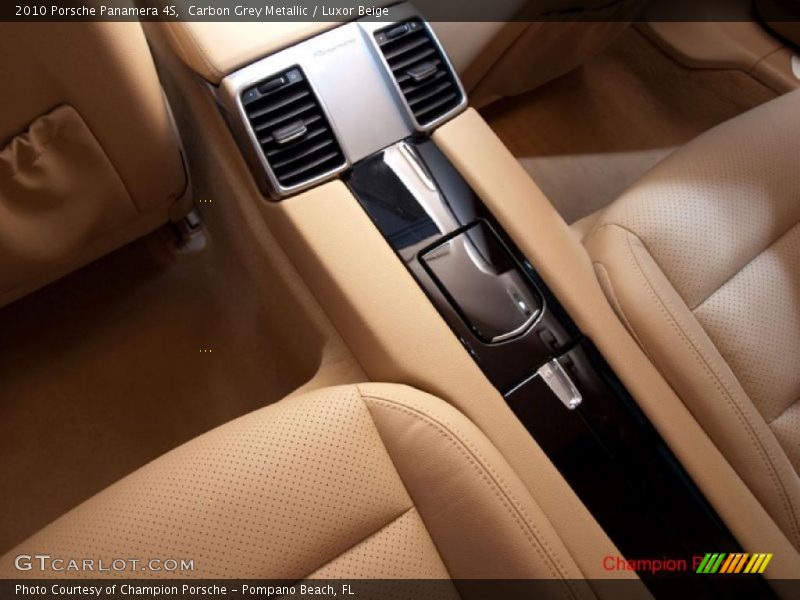 Carbon Grey Metallic / Luxor Beige 2010 Porsche Panamera 4S