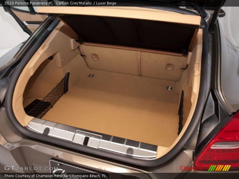 Carbon Grey Metallic / Luxor Beige 2010 Porsche Panamera 4S