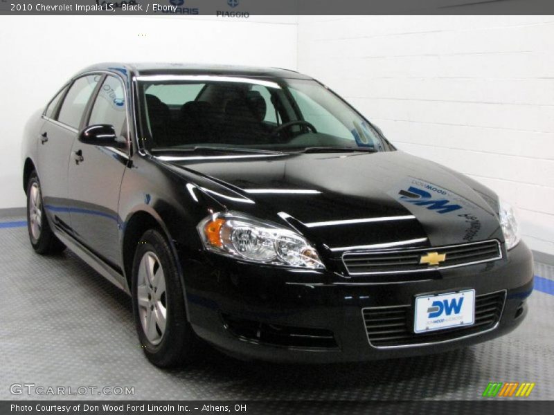 Black / Ebony 2010 Chevrolet Impala LS