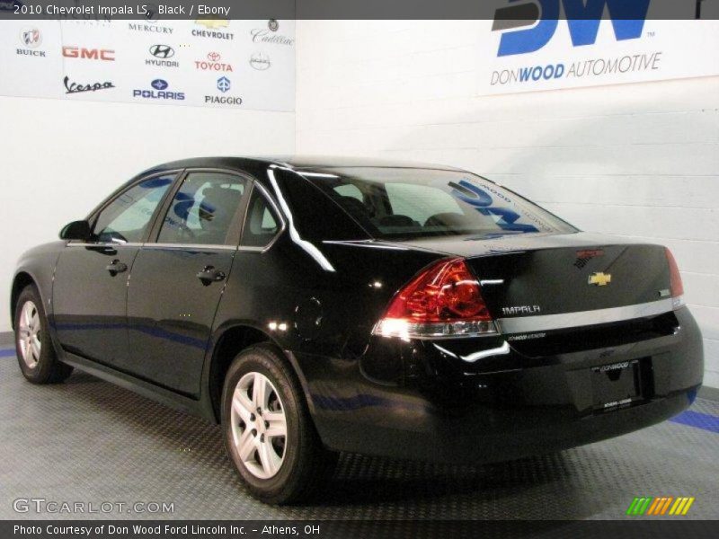Black / Ebony 2010 Chevrolet Impala LS