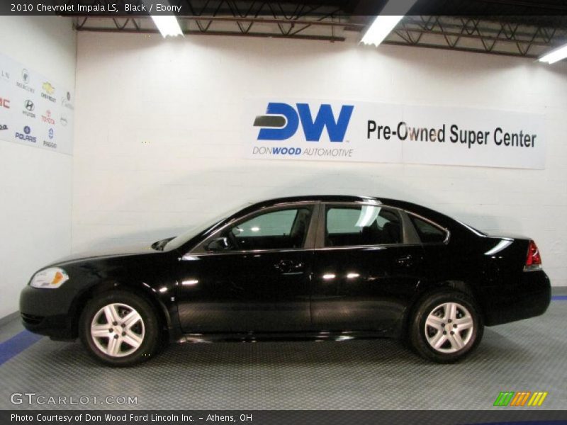 Black / Ebony 2010 Chevrolet Impala LS