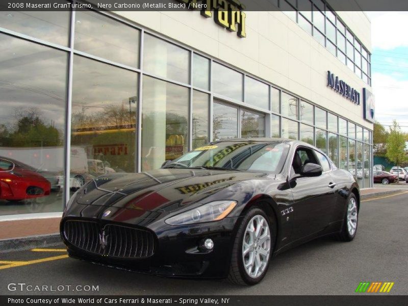 Nero Carbonio (Metallic Black) / Nero 2008 Maserati GranTurismo