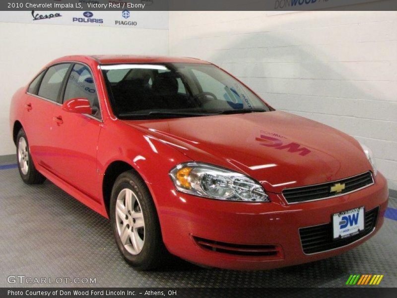 Victory Red / Ebony 2010 Chevrolet Impala LS