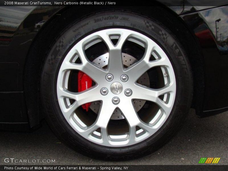 Nero Carbonio (Metallic Black) / Nero 2008 Maserati GranTurismo