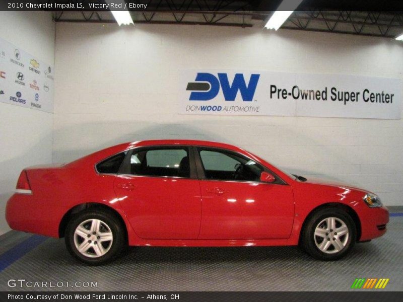 Victory Red / Ebony 2010 Chevrolet Impala LS