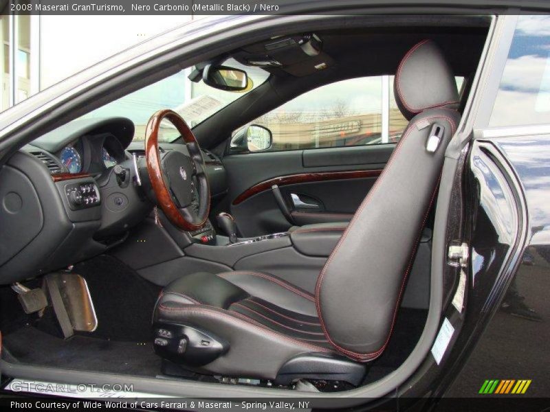 Nero Carbonio (Metallic Black) / Nero 2008 Maserati GranTurismo