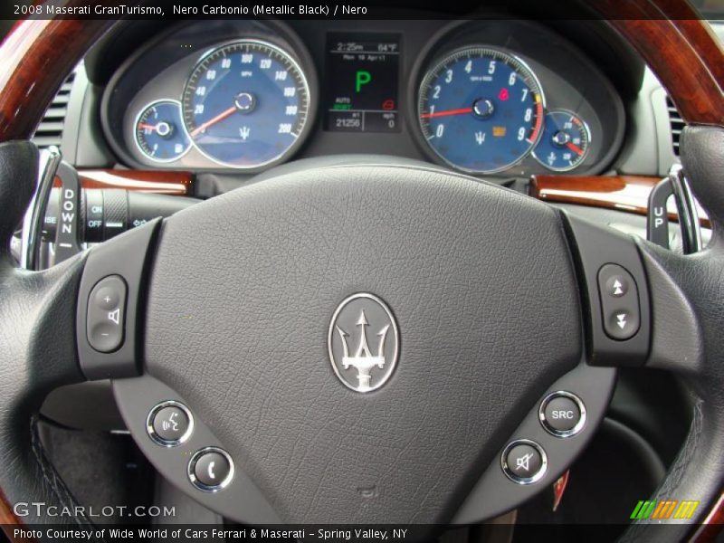 Nero Carbonio (Metallic Black) / Nero 2008 Maserati GranTurismo