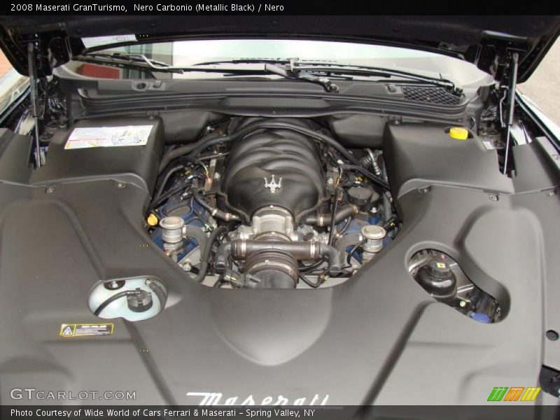 Nero Carbonio (Metallic Black) / Nero 2008 Maserati GranTurismo
