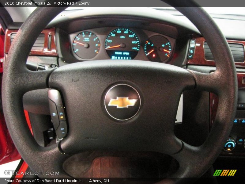 Victory Red / Ebony 2010 Chevrolet Impala LS