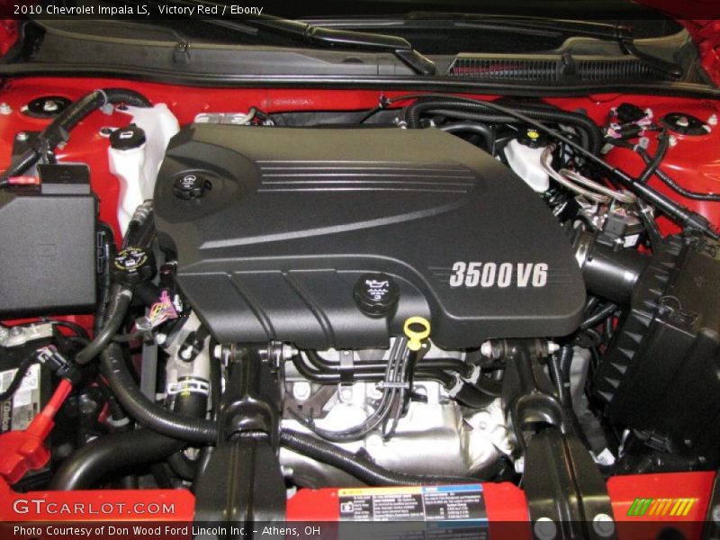 Victory Red / Ebony 2010 Chevrolet Impala LS