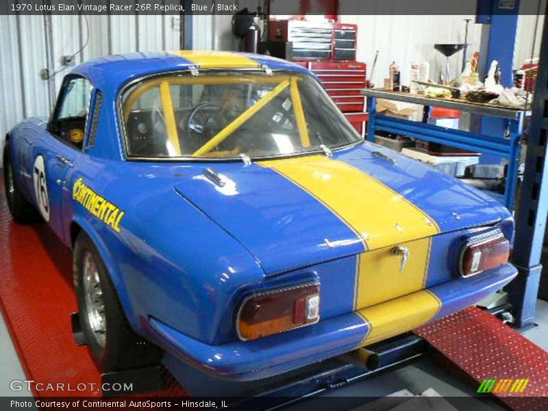 Blue / Black 1970 Lotus Elan Vintage Racer 26R Replica