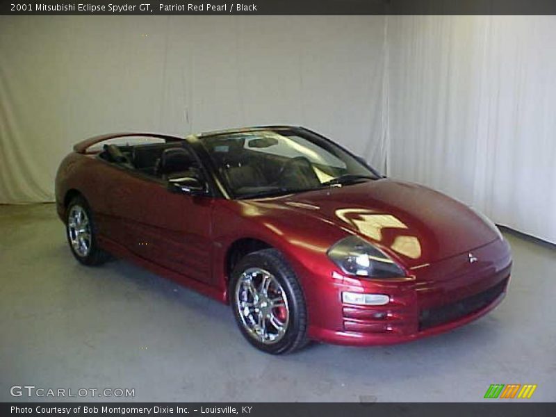Patriot Red Pearl / Black 2001 Mitsubishi Eclipse Spyder GT