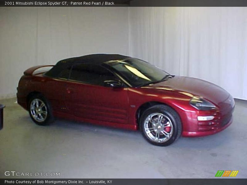 Patriot Red Pearl / Black 2001 Mitsubishi Eclipse Spyder GT