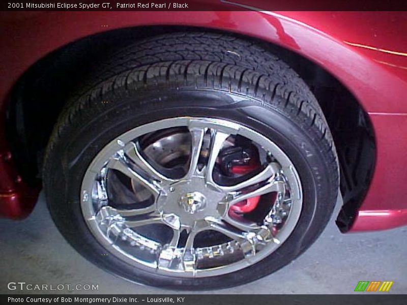 Patriot Red Pearl / Black 2001 Mitsubishi Eclipse Spyder GT