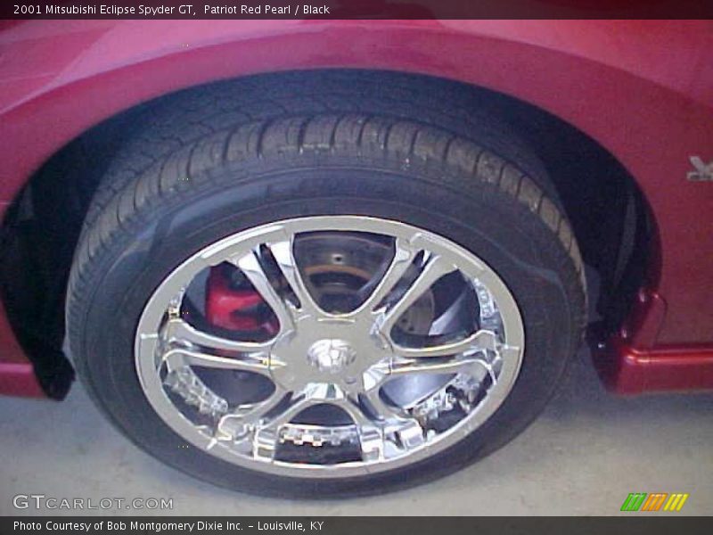 Patriot Red Pearl / Black 2001 Mitsubishi Eclipse Spyder GT