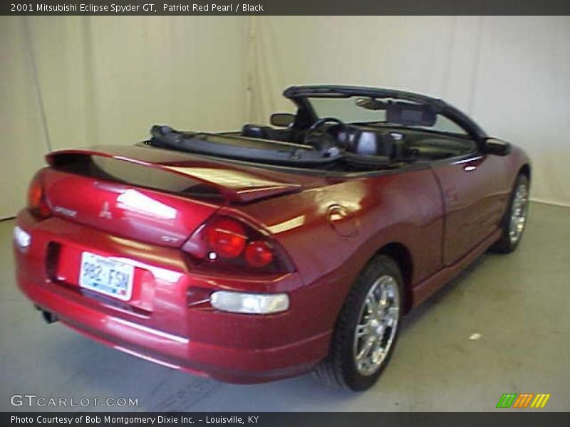 Patriot Red Pearl / Black 2001 Mitsubishi Eclipse Spyder GT