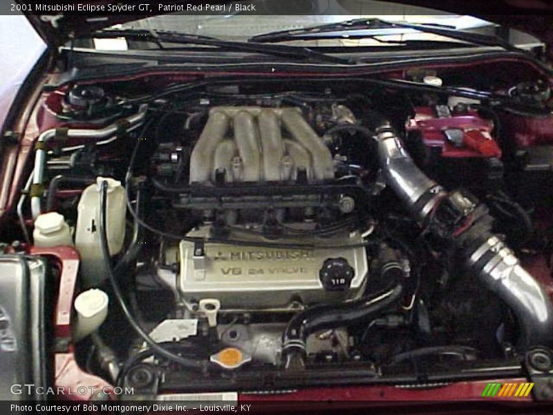Patriot Red Pearl / Black 2001 Mitsubishi Eclipse Spyder GT