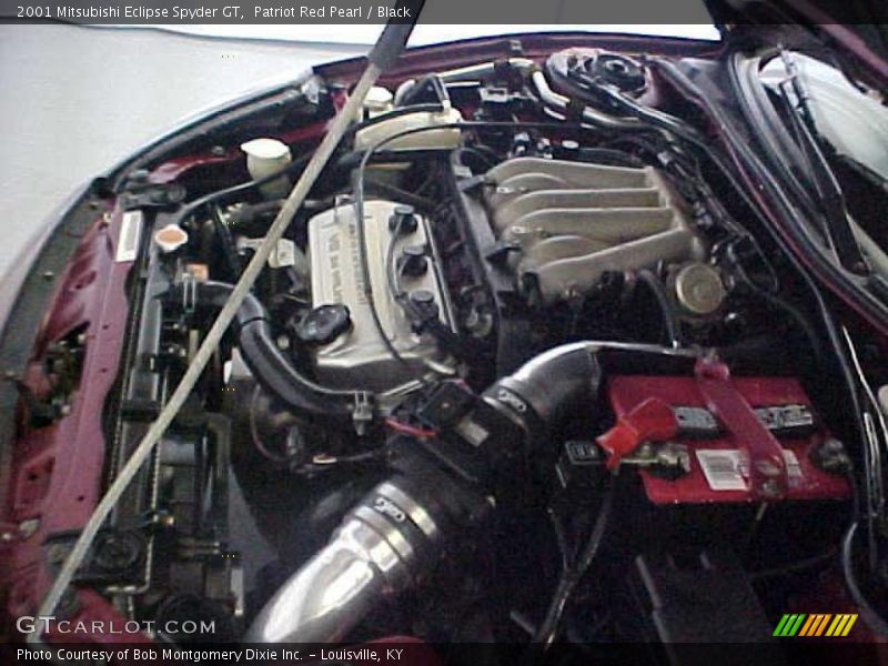 Patriot Red Pearl / Black 2001 Mitsubishi Eclipse Spyder GT