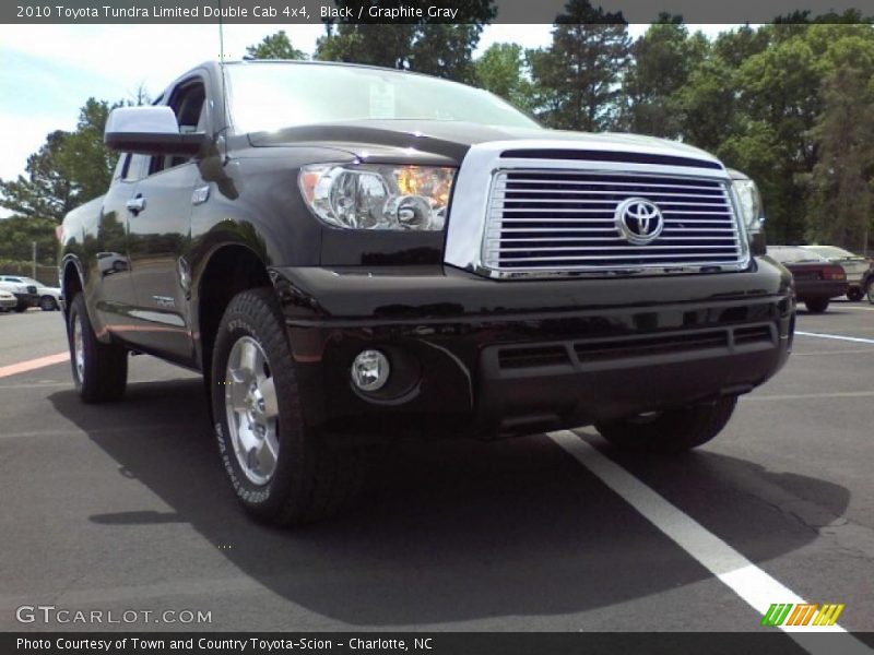 Black / Graphite Gray 2010 Toyota Tundra Limited Double Cab 4x4