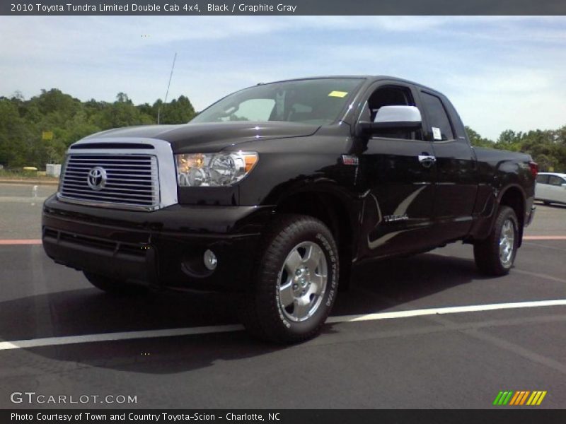 Black / Graphite Gray 2010 Toyota Tundra Limited Double Cab 4x4
